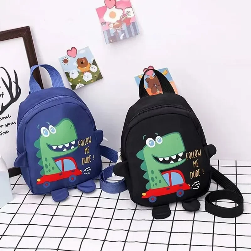 Children Cute Cartoon Dinosaur School Bags Anti-lost Backpacks Toddler Rucksack Kindergarten Schoolbag