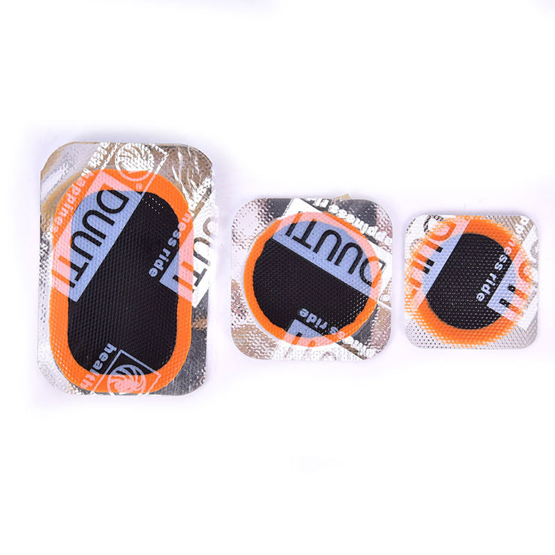  [SH]30Pcs Mixed Size Tire Patches Quick Drying Without Glue Inner Tire Repair Patch. 
