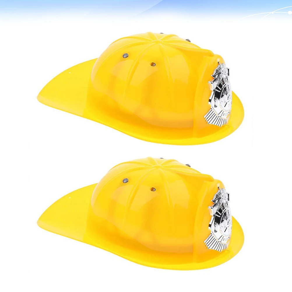 

2 PC Kids Fire Safety Hat Props for Aldult Simulation Toys