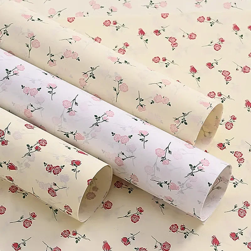 

Gentle romantic rose Sydney paper gift wrapping papers atmosphere gift bouquet wrapping papers packing material