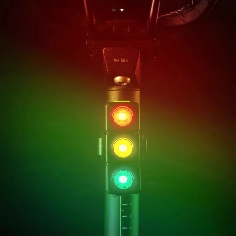 

Battery Bicycles Tail Light Rechargeable Safety Warning Light For Kids Bikes Backpacks Helmet Accessories