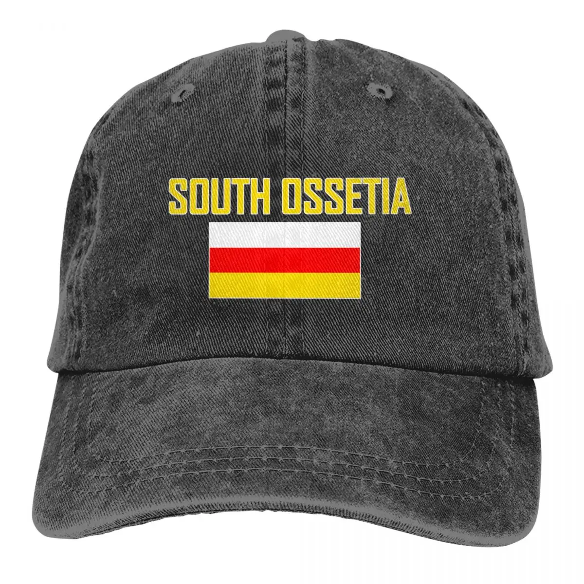 Flag of SOUTH OSSETIA Baseball Caps Unisex Soft Casquette Cap Fashion Denim Hat Vintage Adjustable Dad Hat