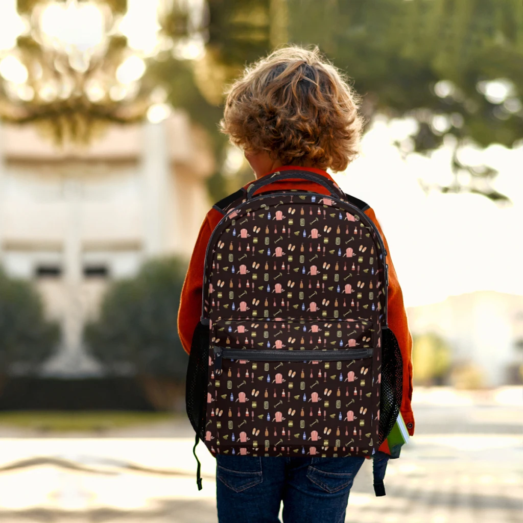 Zelfzorg Badtijd Bedrukt Lichtgewicht Casual Jeugdrugzak Schooltas Voor Kinderen