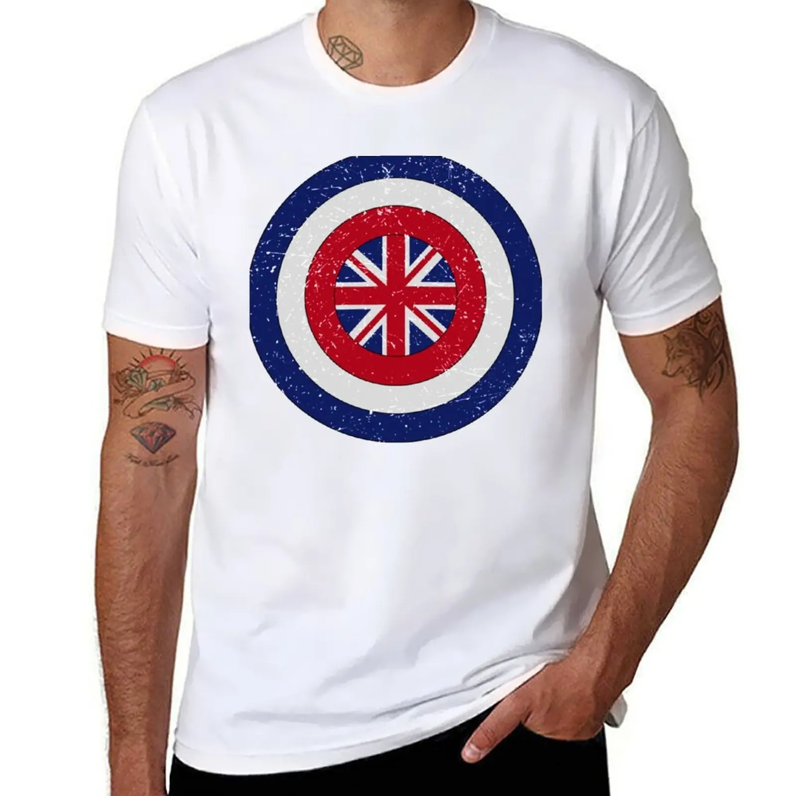 

Retro Captain Carter - British Captain Shield - British Flag T-Shirt man t shirt luxury t shirts for man slim fit T-Shirt