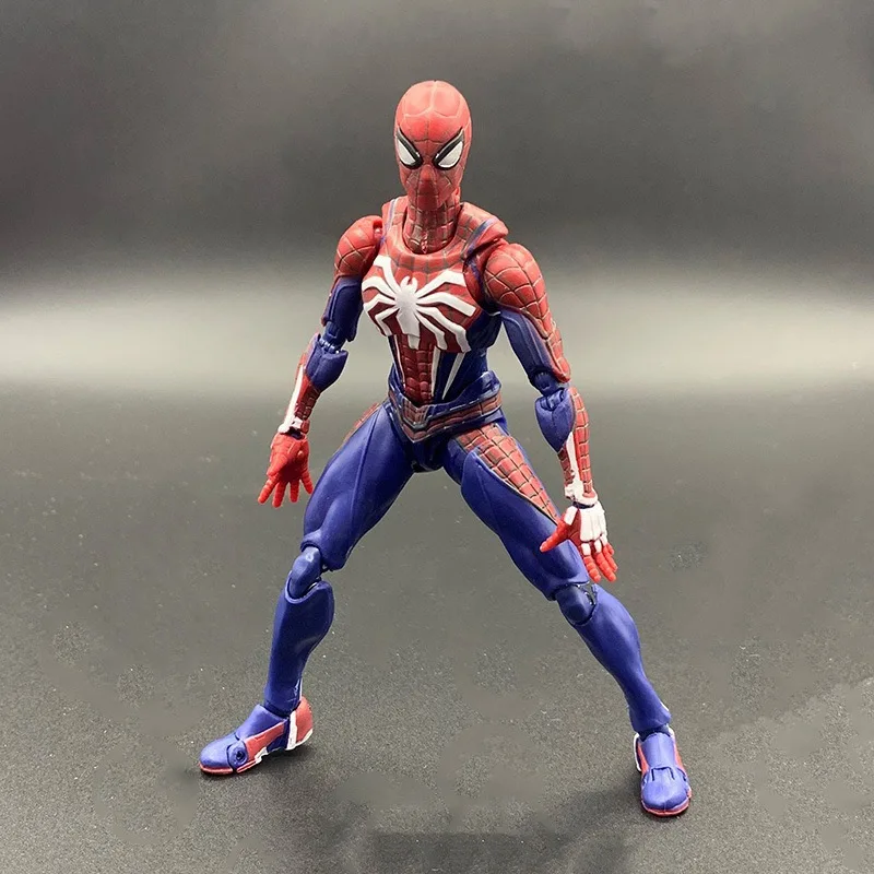 PS4 Spiderman Figur Avengers Spider Man Actionfiguren Upgrade Anzug PS4 Game Edition Puppe Hot Toys für Jungen Geschenk 16 cm