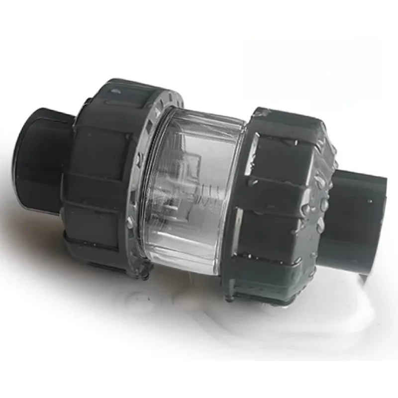 UPVC Lifting Type Double Interface Check Valve - Anti-backflow Pipe Fitting - 20 Mm, 25 Mm, 32 Mm