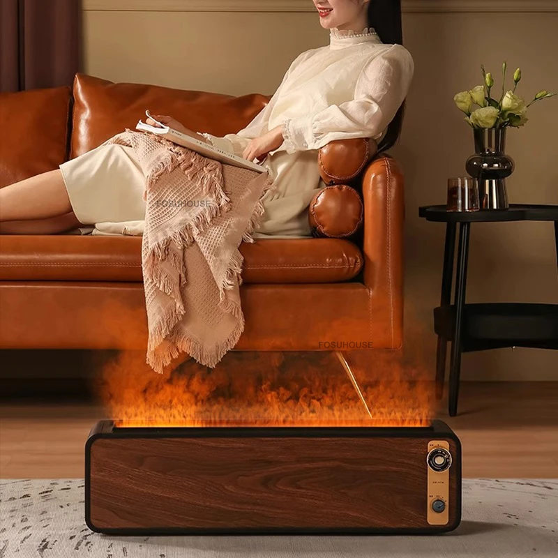 غرفة نوم مقلد لهب المواقد المرطب ديكور المنزل مصمم صامت سعة كبيرة التفتيت لهب المنزل الموقد L