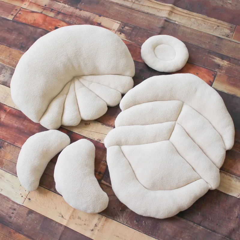 Hot Newborn Photography Props Moon Shell Leaf Posing Photography Prop Pillow Cushion Soft Mat Photoshoot Accessories for Baby