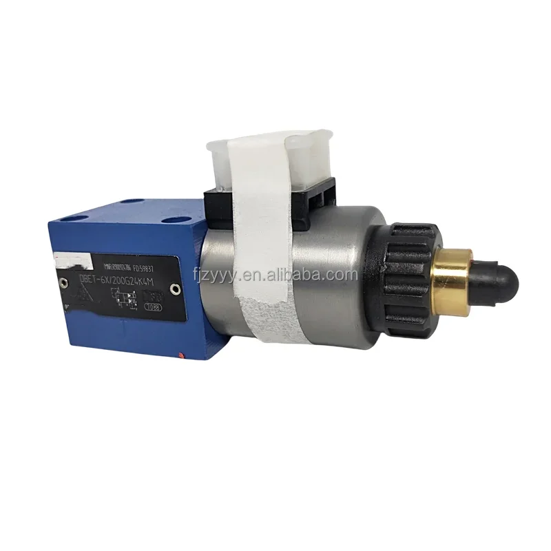 

Электромагнитные клапаны ZHENYUAN серии DBET, DBETE, DBETX (модели DBET-61/200G24K4V-50, DBETE-6X/50G24K31A1M, DBETX-1X/250G24-8NZ4M) — предохранительные клапаны