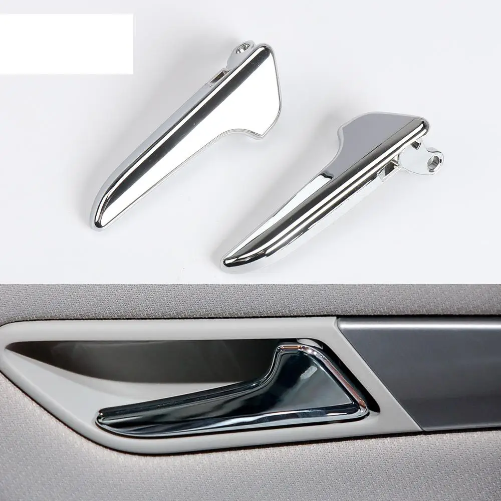 

Chromed Car Inner Interior Door Handles For Mercedes-Benz A-Class W169 B-Class W245 Panel Trim Pull Bar