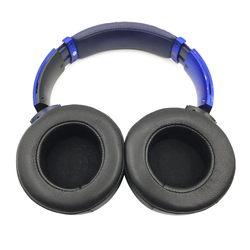 1 Pair Earphone Cover Ear Pads Sheepskin Leather Headphone Cushion Earmuffs 70mm 75mm 80mm 85mm 90mm 95mm 100-110mm Earpads