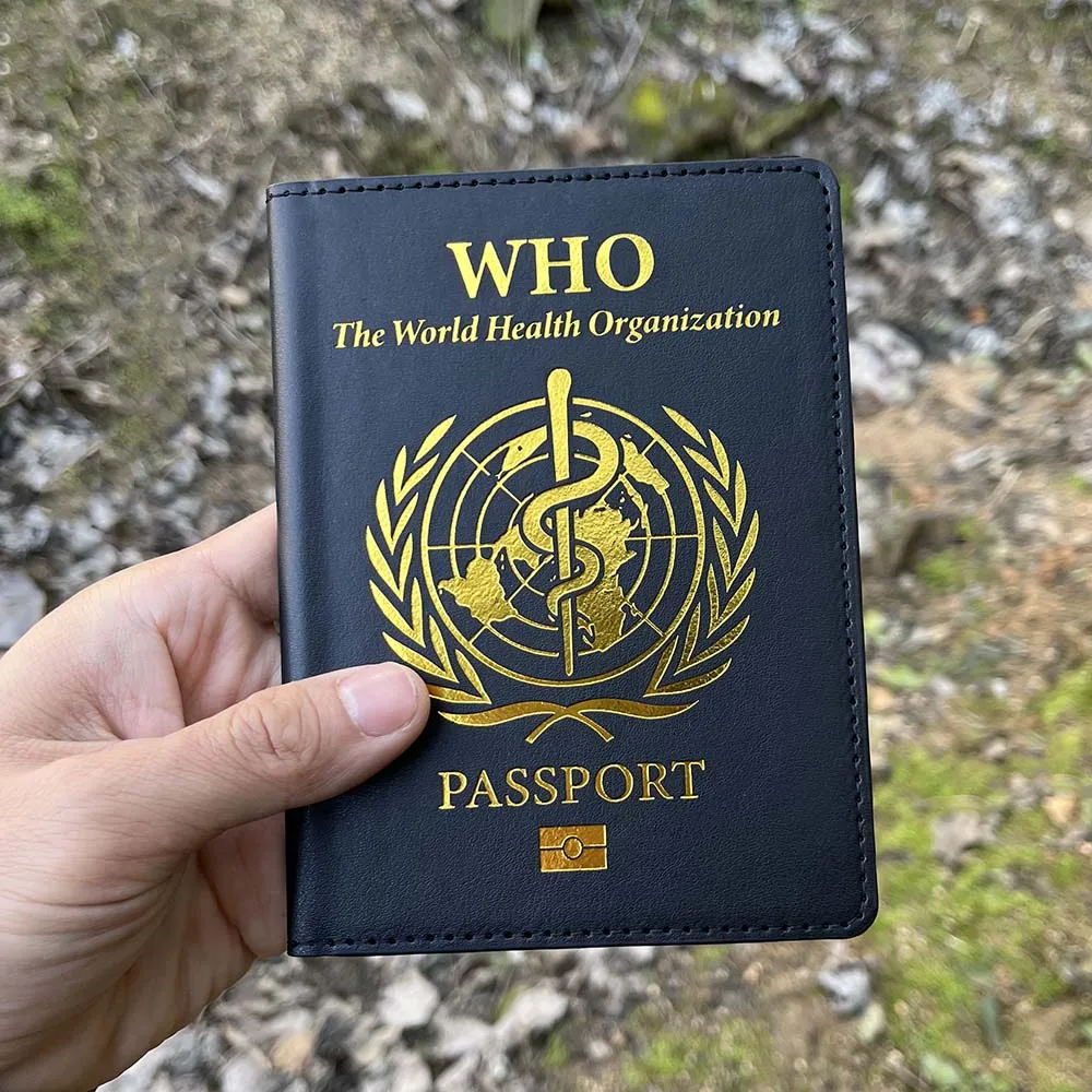 World Health Organization Passport Cover Travel Case for Passports Worldwide Health Organization