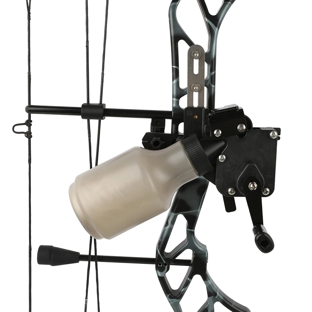 Bowfishing Rope Pot ABS Reel With 29m 1.8mm PE Fishing Line For Right Hand Compound Bow Archery Fish Shooting