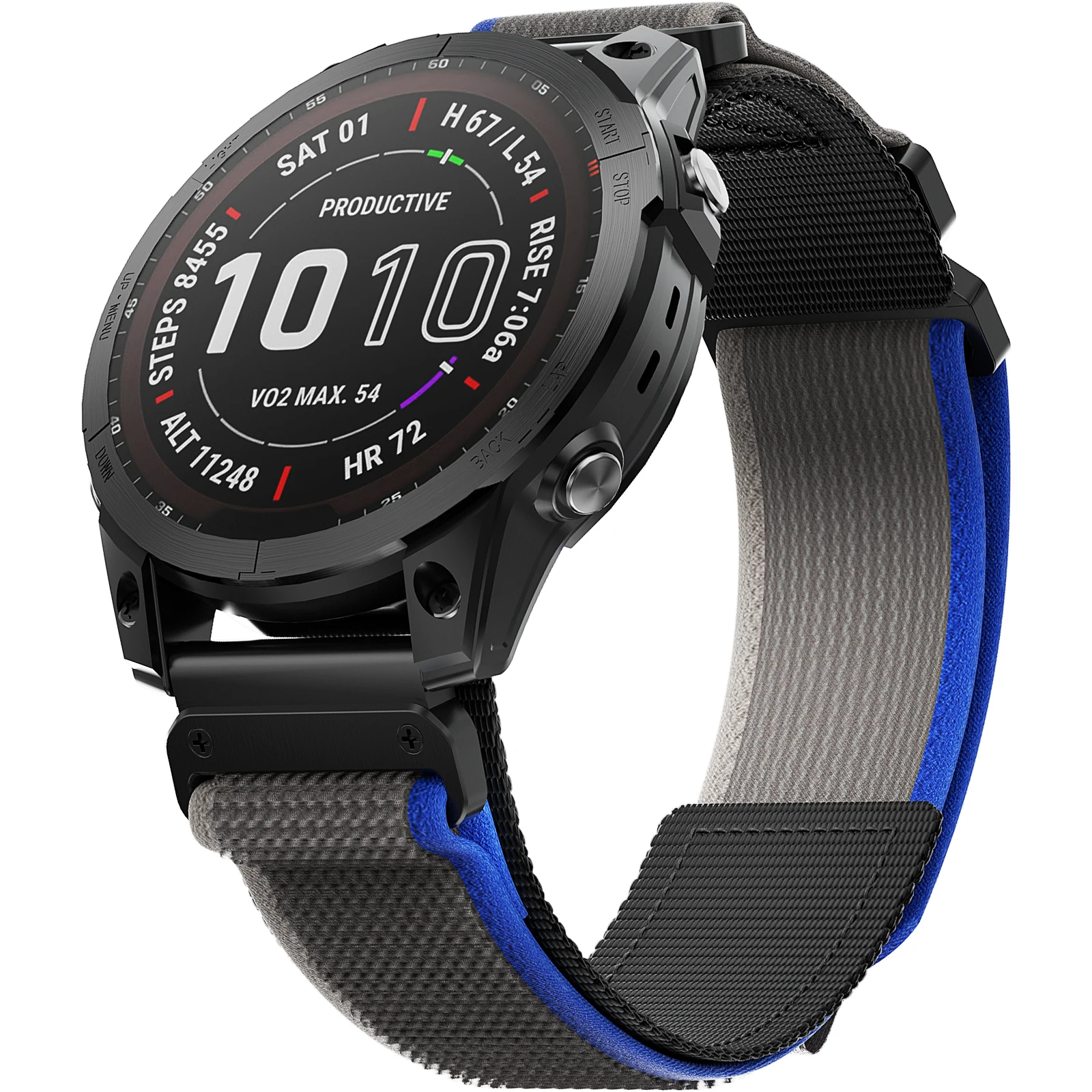 ANBEST 26mmTrail Loop Nylon Strap for Tactix 7 Pro/ Fenix 6X Pro Wristband for Fenix 6X/5X/Descent MK1 Sport Watchband