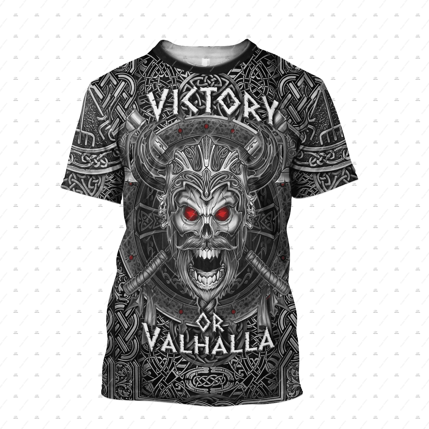 NewFashion Valhalla dieu Odin guerrier loup Fenrir tatouage Vintage t-shirt 3DPrint été Harajuku décontracté drôle à manches courtes T-Shirts E