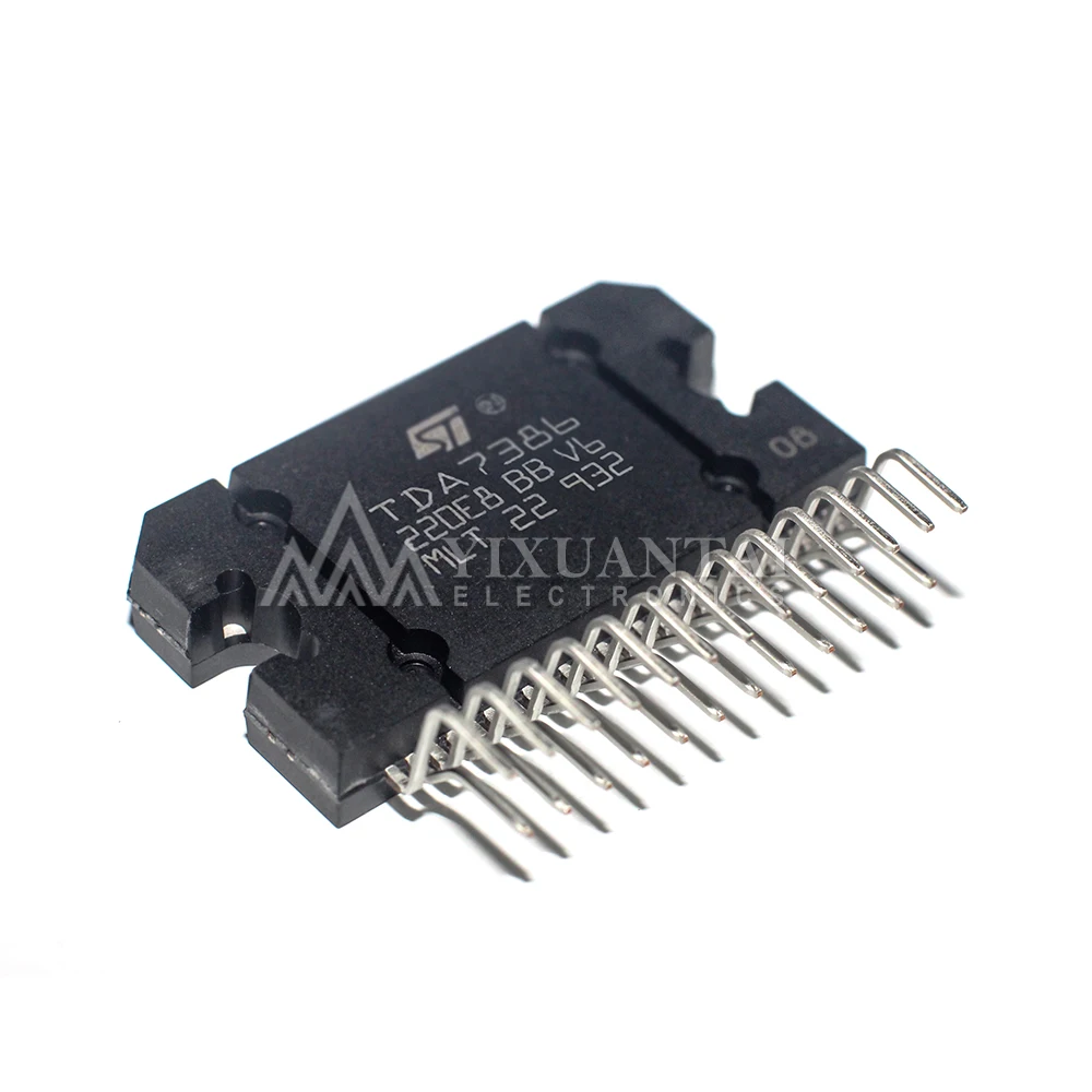 5PCS/LOT NEW Original TDA7386 TDA 7386  IC AMP AB QUAD 45W 25FLEXIWATT  Audio Amp Speaker 4-CH Stereo