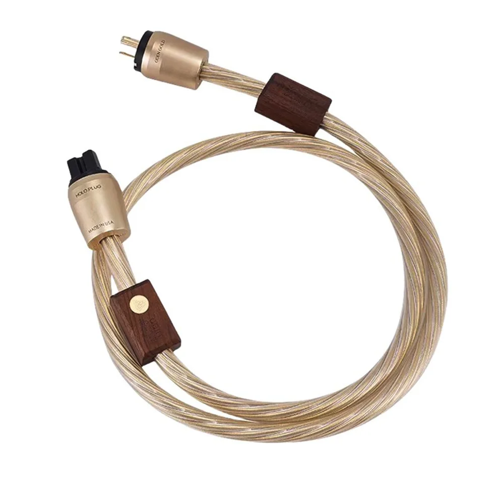 

Nordost Odin 2 Gold Hifi Power Cord Audiophile Power Cord Shuco Version Power Cord American Standard IEC C15 Plug Tail