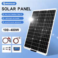 12V 18V Flexible Solar Panel 100W 200W 500W To Charge Battery Powerful Solar Kit For Home Light Solar System