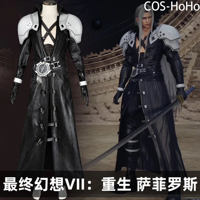 

COS-HoHo Final Fantasy VII Rebirth Sephiroth Game Suit Handsome Uniform Cosplay Costume Halloween Party Role Play Outfit XS-3XL