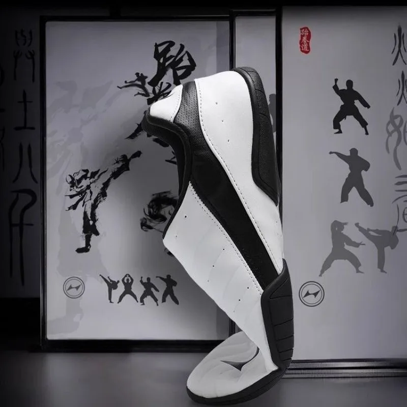 2025 جديد أحذية التايكوندو الرجال النساء الفاخرة العلامة التجارية تاي تشي أحذية الأزواج مريحة لينة فنون الدفاع عن النفس أحذية رياضة التدريب الأحذية #3