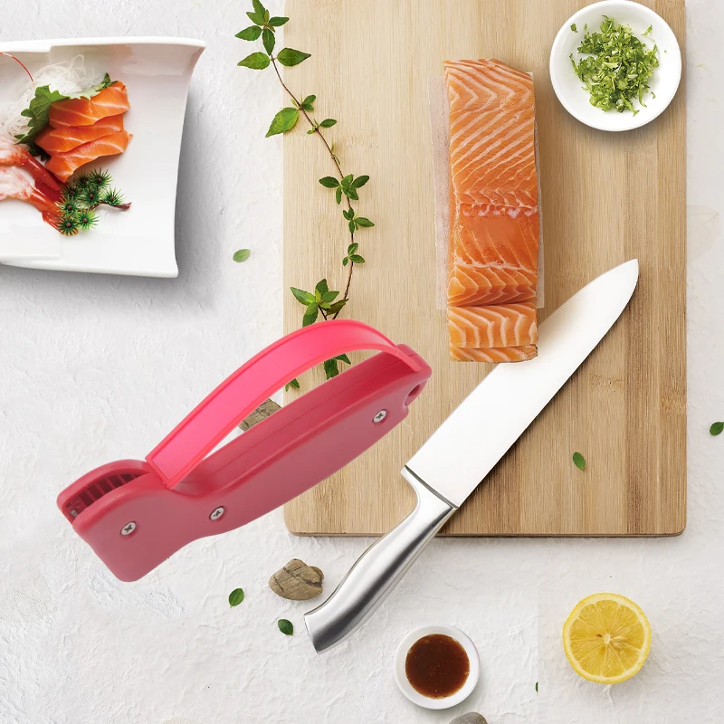 Hot-Selling Kitchen Tools Knife Scissors Sharpening On Board Tools Multi-functional Knife Sharpener Fishing Accessories