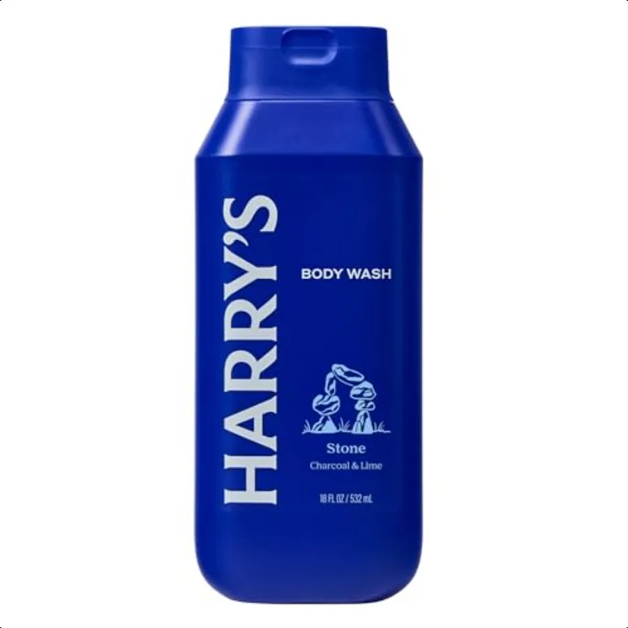 Herren-Body Wash Stone, 3er-Pack, 18 fl oz, Duschgel für Männer, keine Paröse, Sulfate oder Farbstoffe