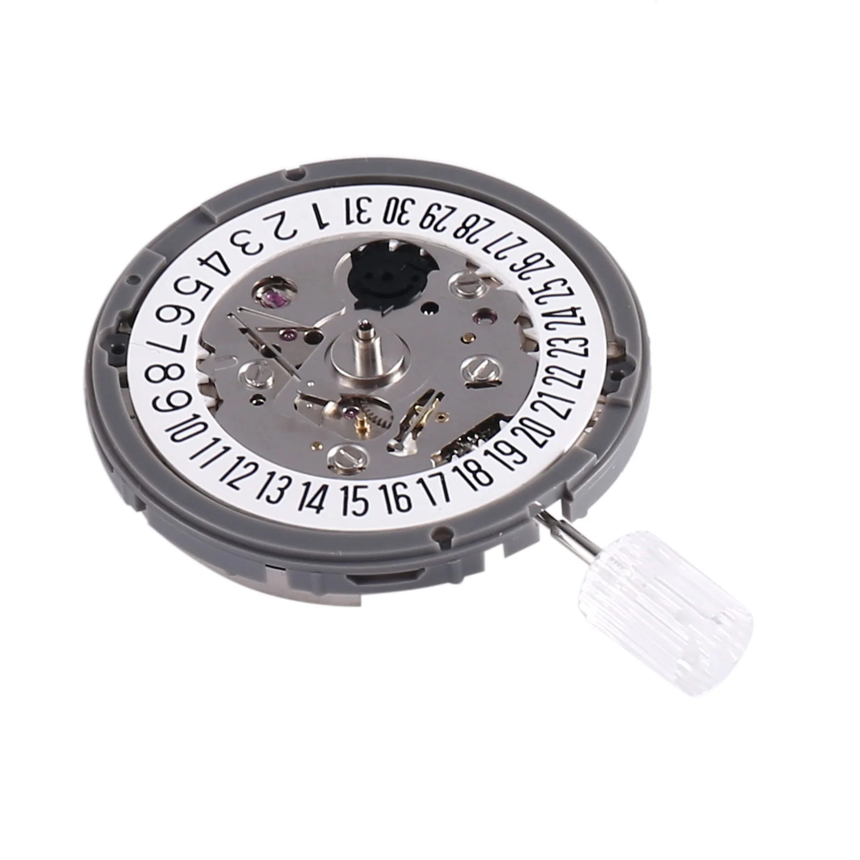 24 Jewels NH35A NH35 6 O'Clock Automatic Mechanical Watch Movement 21600Bph Black Date Window