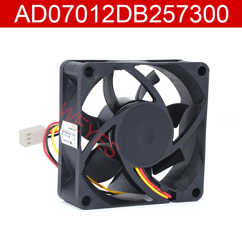 Genuine For ADDA AD07012DB257300 DC 12V 0.30A 3 Lines Cooling Fan