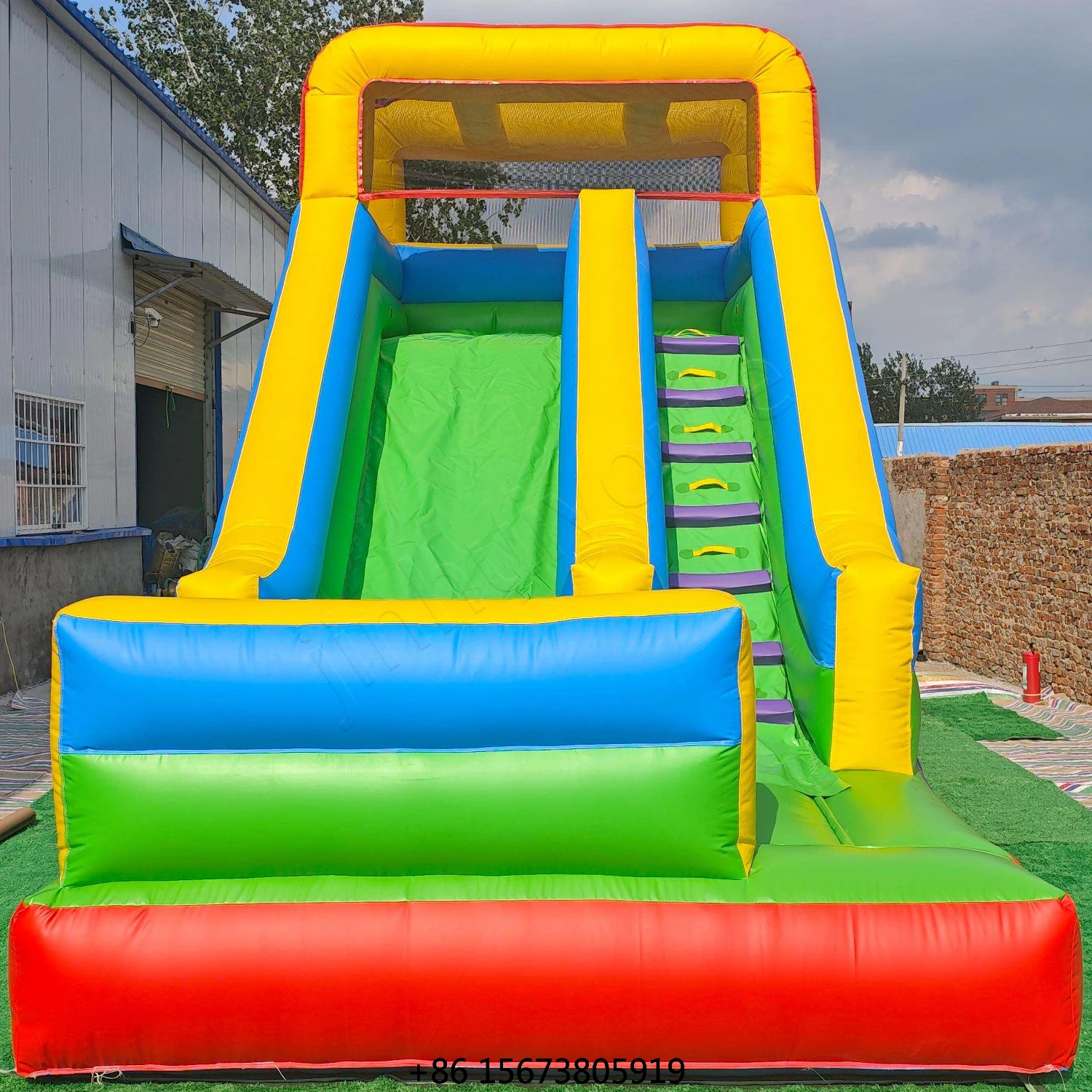 3*6 Meter PVC Inflatable Castle Customized Colors Indoor/Outdoor Commercial Slide Castle with Easy Setup and 100-500kg Capacity