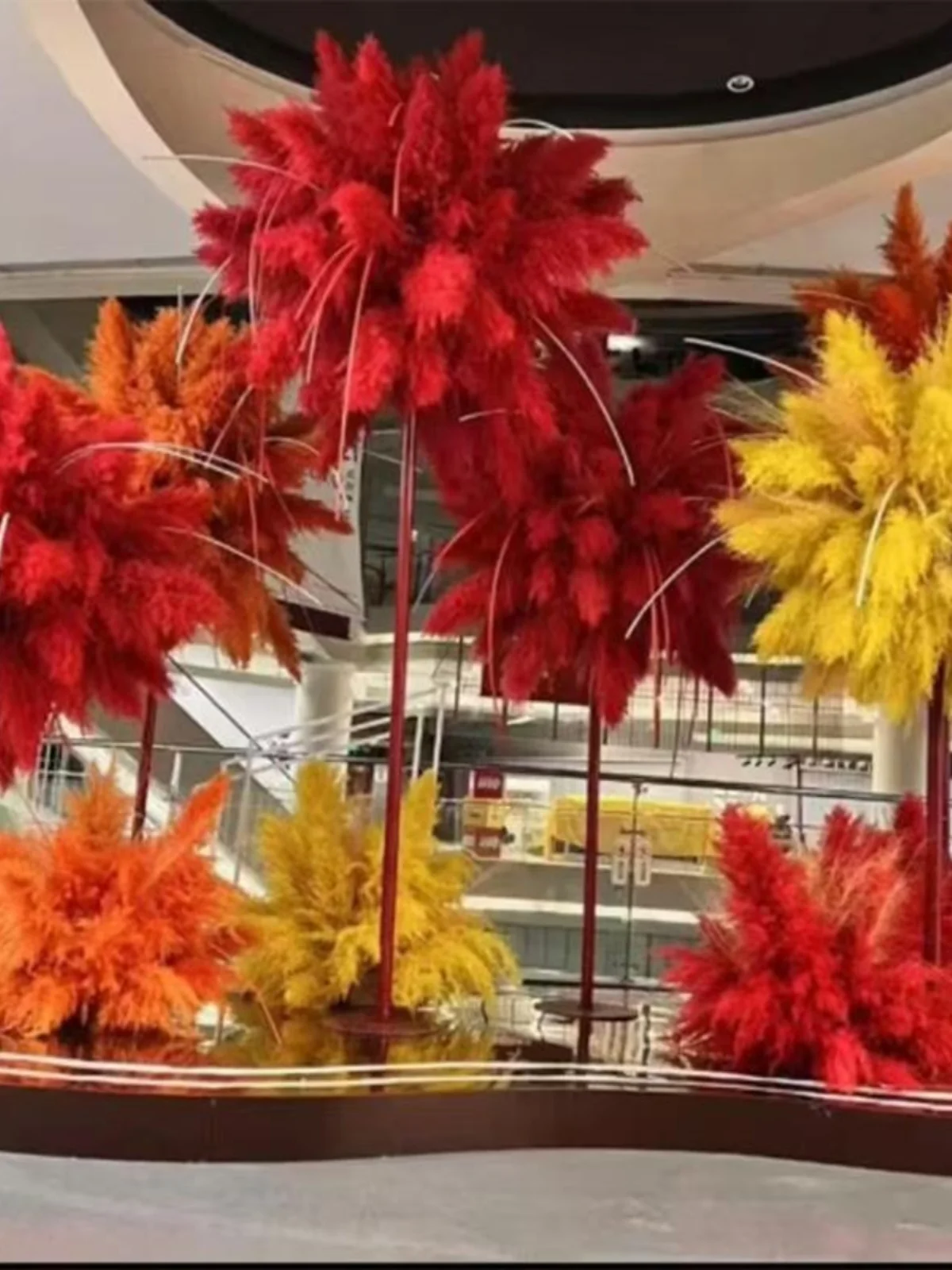 

Новогодняя декоративная металлическая подставка для фейерверков: специальная удлиненная база для фейерверков из ивовой травы и порошка, праздничные принадлежности