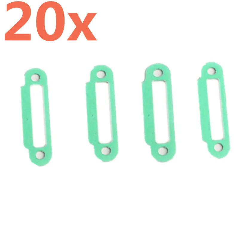 20Pcs 1/10 Model Engine Gasket Gas-Proof HSP Unlimited Exhaust Manifold Gasket Nitro RC Car Parts Accessories Truck 02031