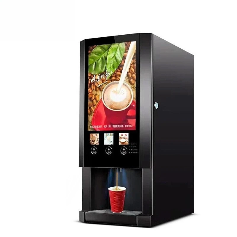 

Multifunctional automatic instant coffee machine milk tea beverage commercial office integrated hot drink machine