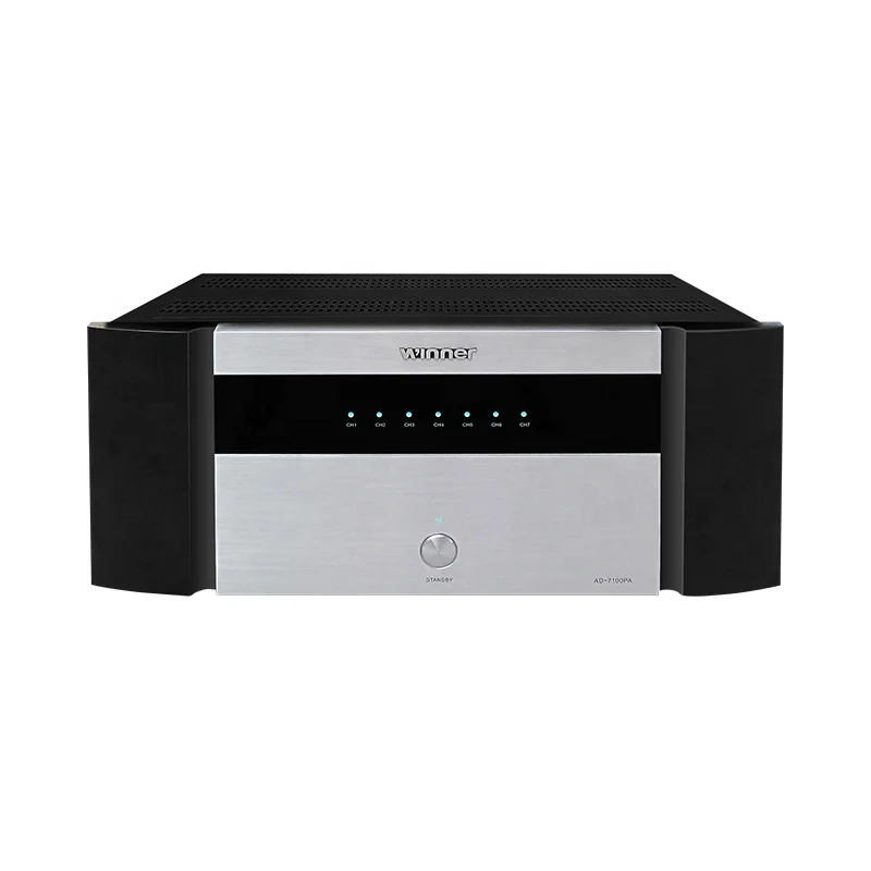 

7 channel HI-FI/AV amplifier full balance and low distortion amplifier 150W high power output good sound amplifier