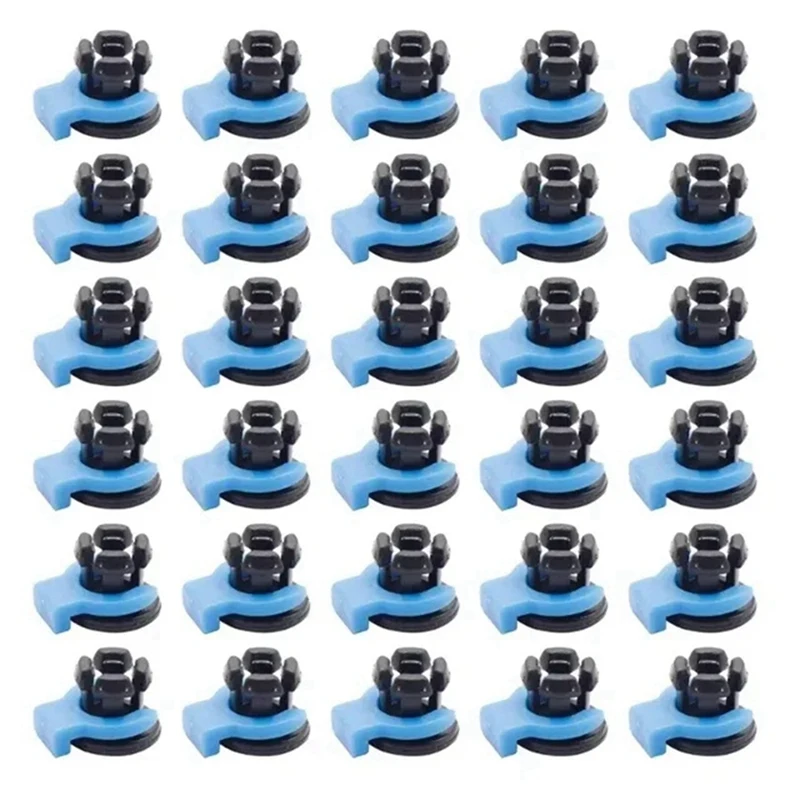 L47A-50Pcs Clip Pipe Embedded Clamp Bowden Coupling For 3D Printer Metal Heatsink Hotend Tube 4MM Collet Extruder Connector