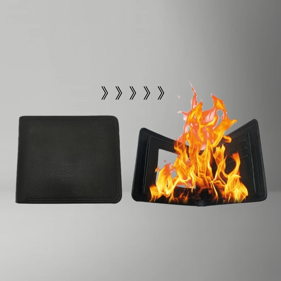 

2-in-1 Fire Wallet - Magic Techniques Stage Magic Props Street Card Magic Fun Illusion Magician Wallet Portable Lighter