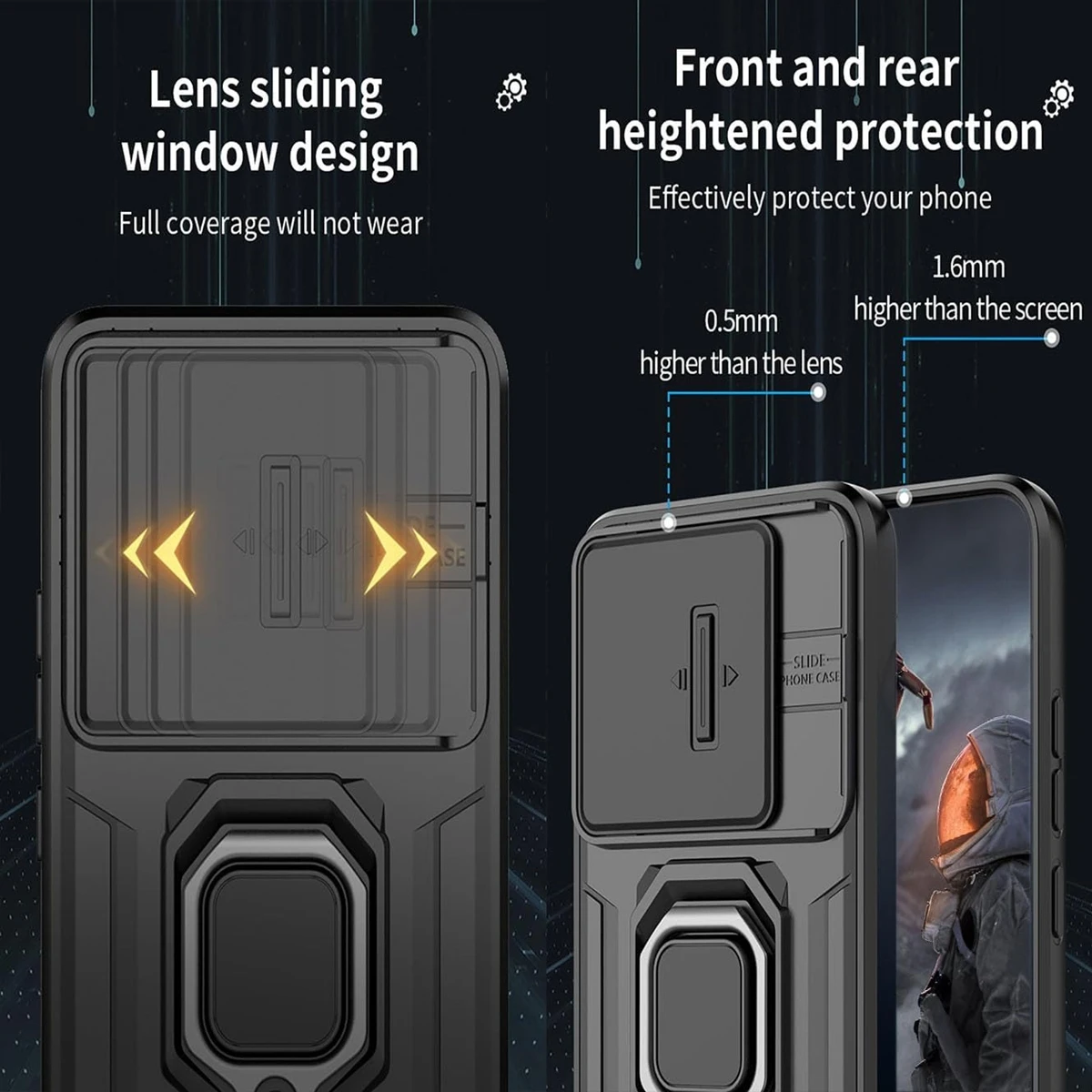 Armor Shockproof Case For VIVO V40 Lite 5G Protective Cover For VIVO V30e Ring Magnetic Holder Coque Fundas Capa