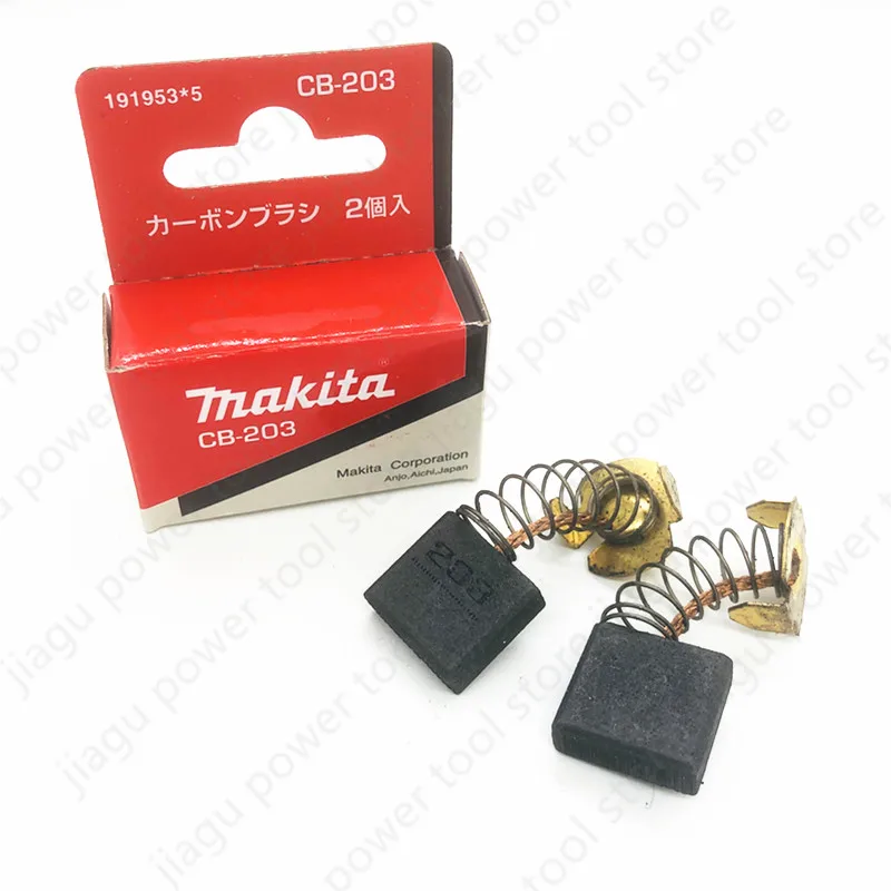 MAKITA CB-203 Escova De Carbono para RP2301FC MT92A MT92B MT240 MT241 MT360 MT362 RP1800 RP1800F RP2300FC RP2301FC 191953-5
