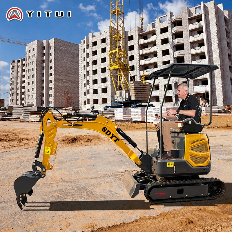 

Mini Excavator Customized Cheap Price High Quality Crawler Cab 1 Ton Mini Excavator New Household Type