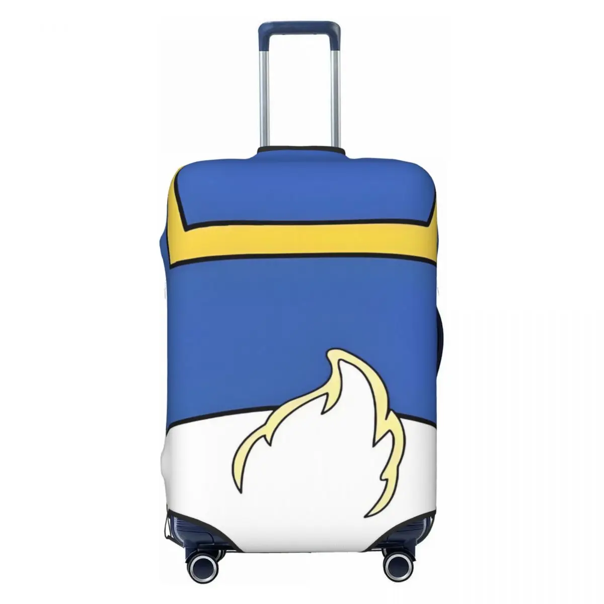 

Забавный чехол для чемодана с Дональдом Даком в стиле аниме, пылезащитный, мультяшный, для путешествий