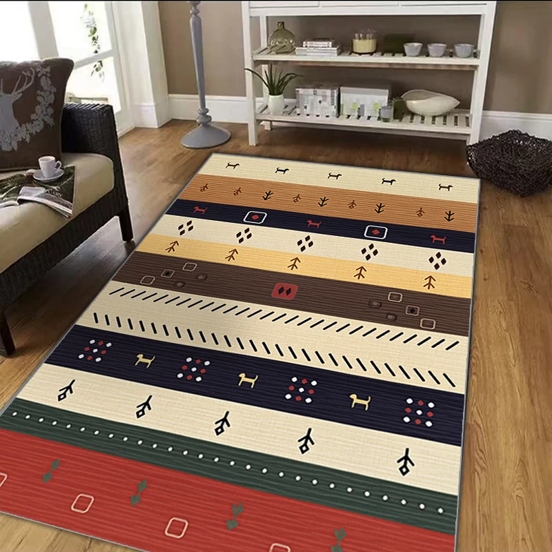 VIKAMA Crystal Pile Carpet Modern Living Room Kitchen Sofa Entryway Lounge Washable Rugs Stain-resistant Non-slip Large Mats
