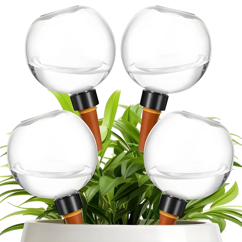 

4 Pcs Plant Water Globe with Slow Release Control Water Dripper Self Watering Planter Insert for Indoor Garden Drip Irrigation