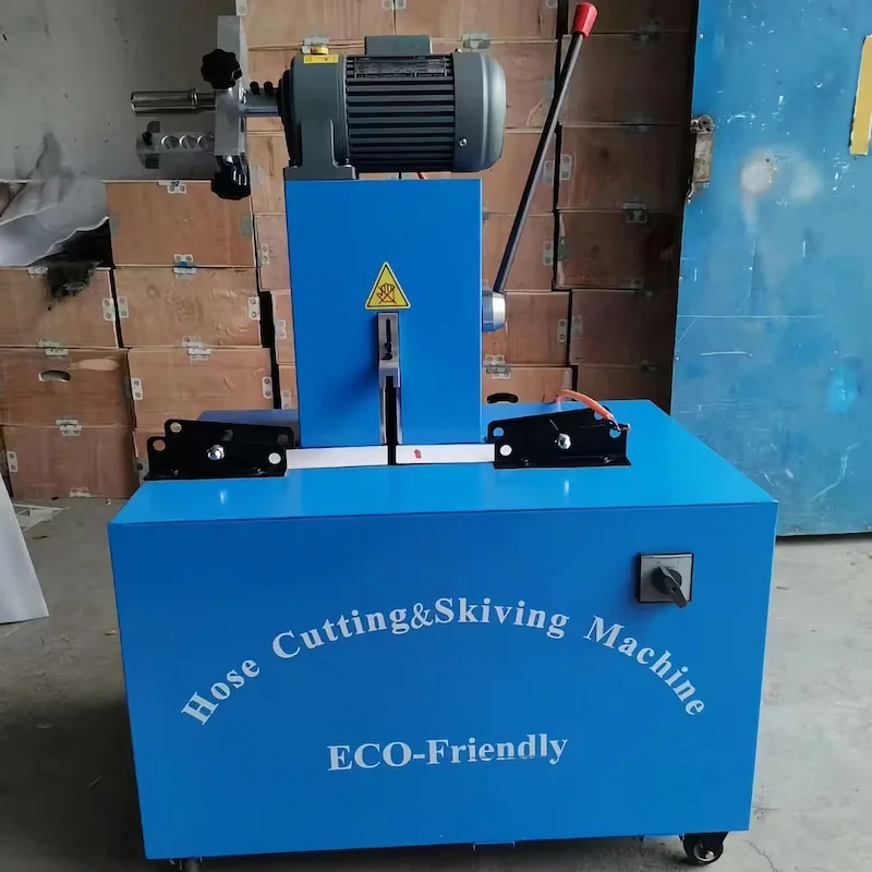 2 combined 1 BNT550A Hydraulic Flexible Rubber Hose Cutter Peeling Machine Dustless Hose Cutting Machine