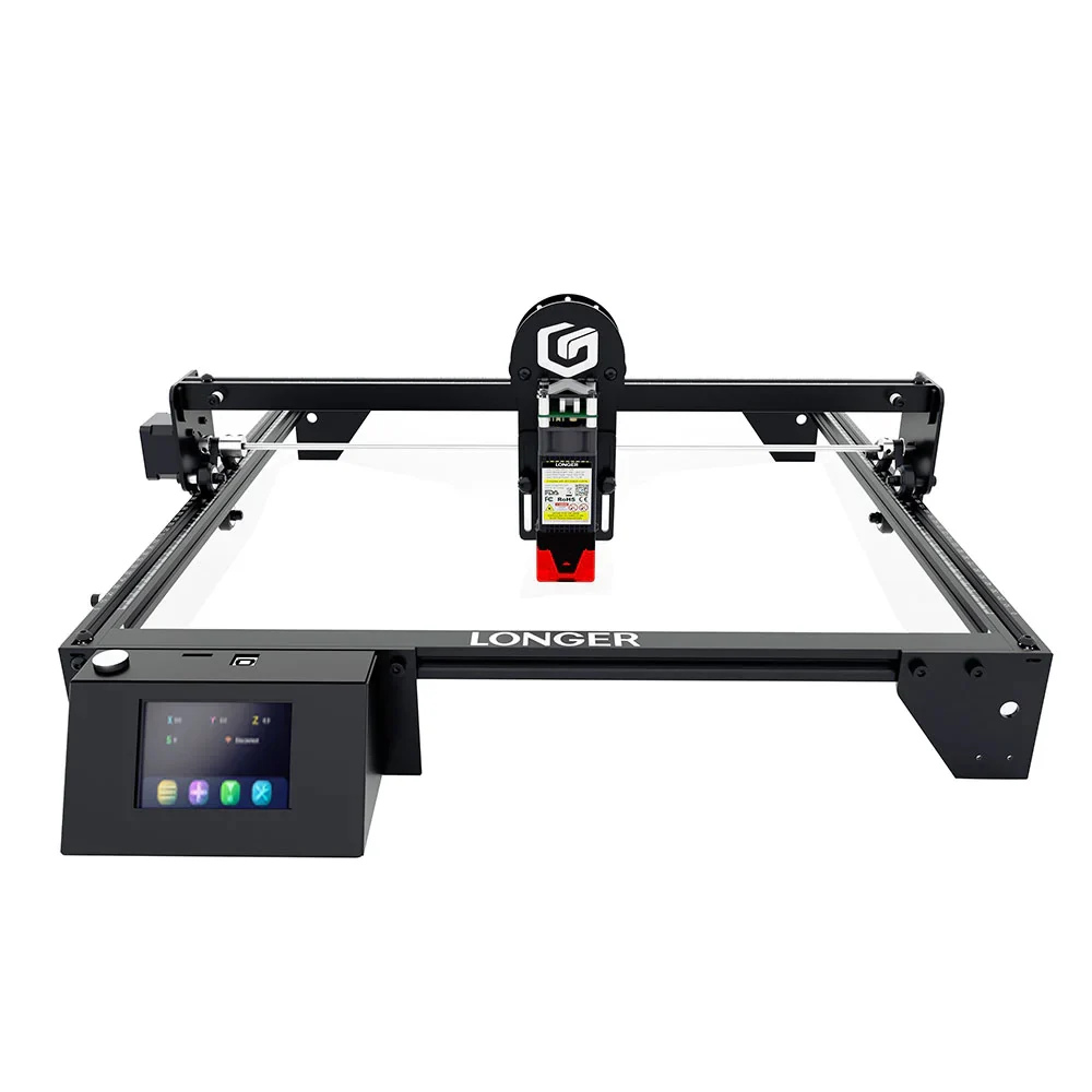 

LONGER Ray5 20W Laser Engraver with Engraving Area 375x375mm 3.5'' Touchscreen 32-bit Motherboard Support App WIFI USB TF Card