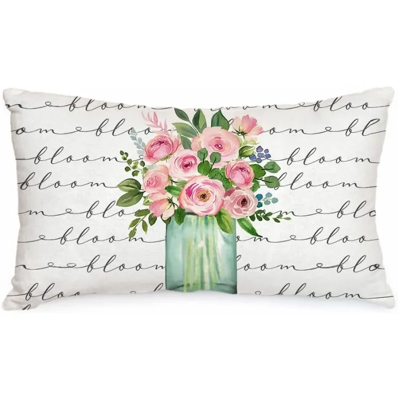 1pc Pink Rose Flower Vase