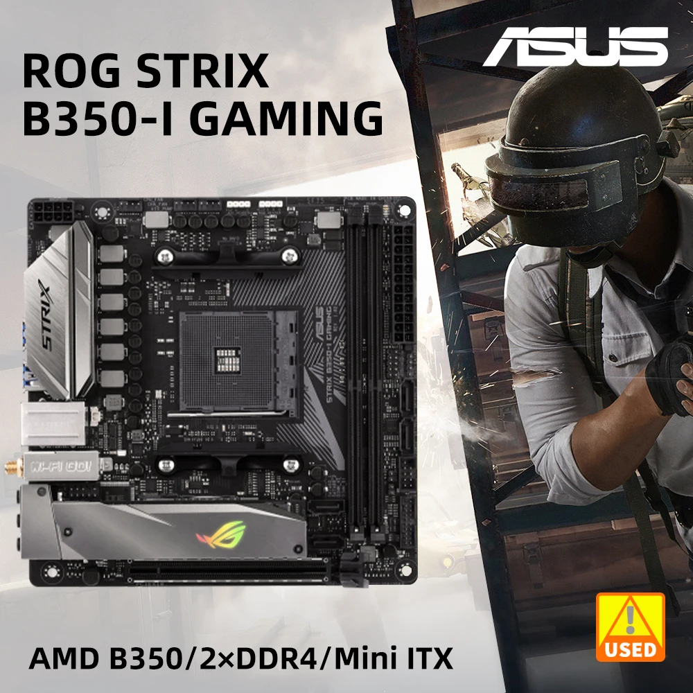 

B350 Motherboard ASUS ROG STRIX B350-I GAMING for Ryzen 7 5700x 5700x3d 5800x3d AM4 Motherboard for Ryzen 5 5600 5600G 5500 3600