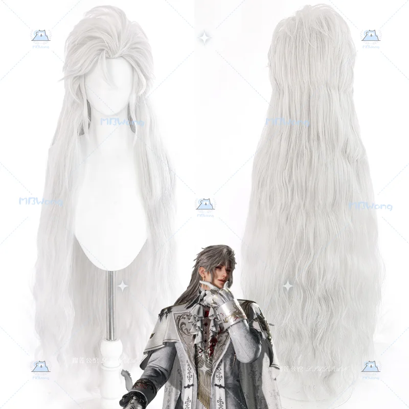 Perruque de cosplay Game Love and Deepspace Sylus, tenue Crimson Rapture, accessoire pour la fête d'Halloween, pour femmes et hommes adultes