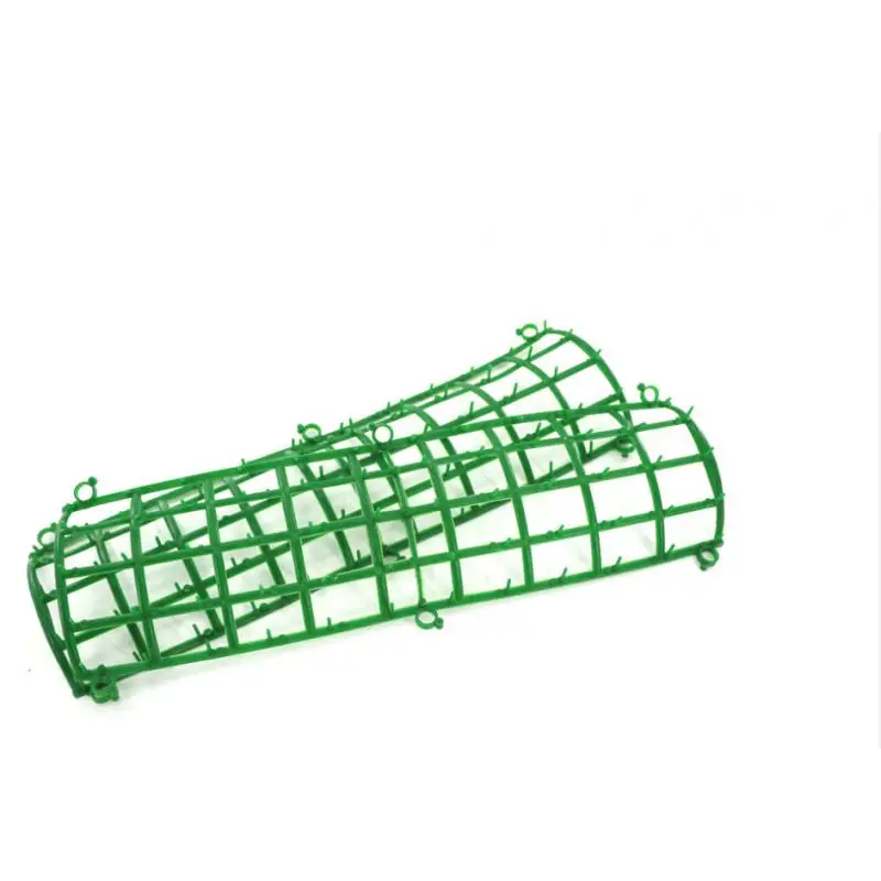 50 Uds. Soporte de flores artificiales marco de plástico para guirnalda de flores arcos de pared DIY decoración de boda telón de fondo fila de subrack doblada