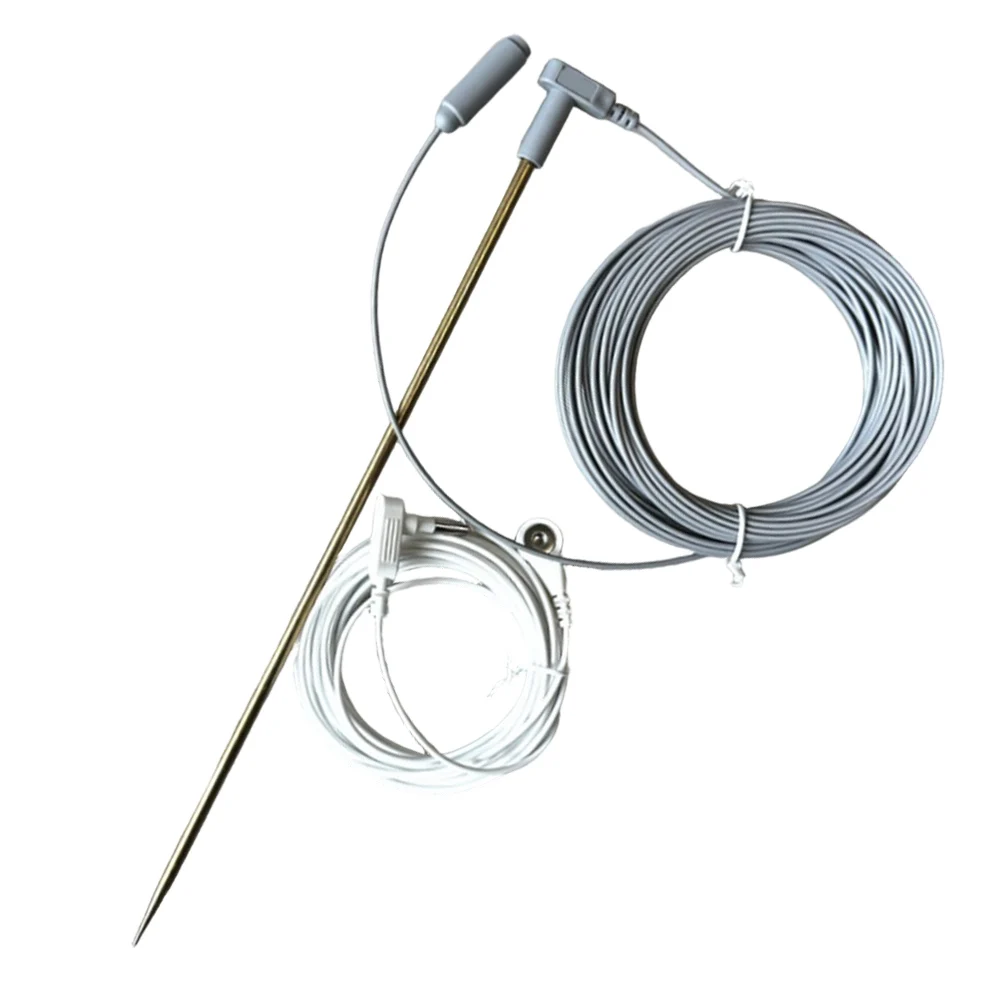 

30cm Grounding Rod With 2 Ground Wire Easy To Use For Grounded Mats Pads Sheets 2025 Hot Sale Brand. New And High Quality