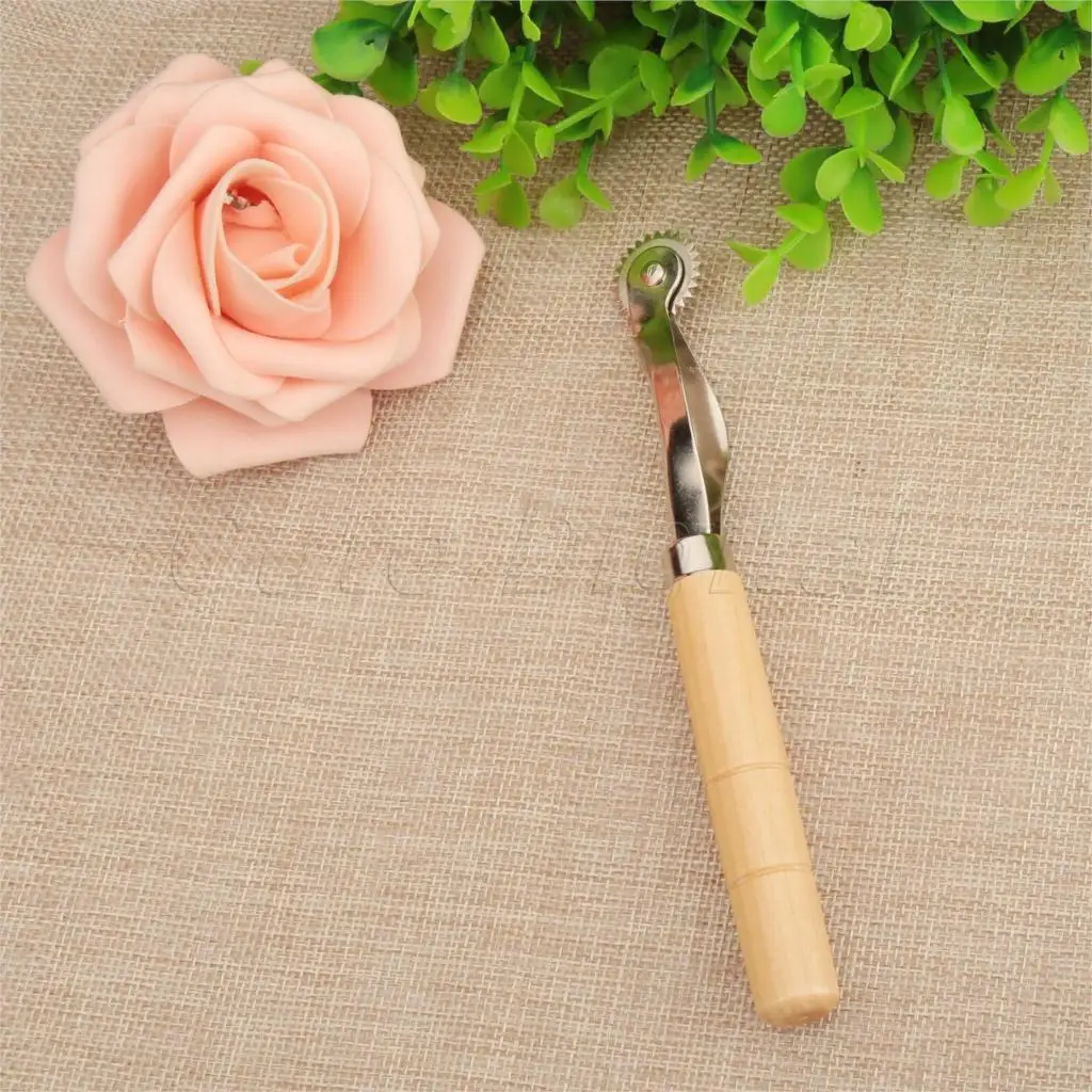 2mm  Leather Craft Sewing Round Handle Wheel Handmade Leather Hole Punches DIY Tools