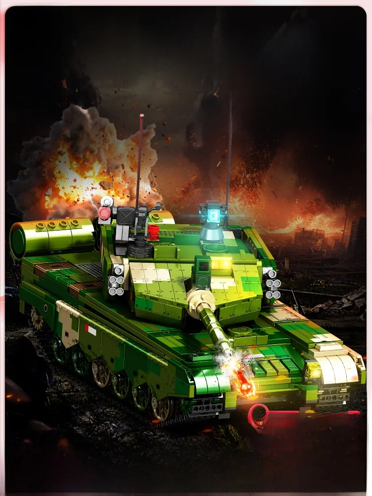 

Военная модель танка Seo Military Tank Model Building Blos 99A, игрушка-конструктор, подарок для детей на летние каникулы, отечественное производство